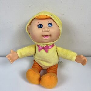 Cabbage Patch Kids Plush Doll Duck Costume Outfit Blue Eyes Toy Easter Nostalgia